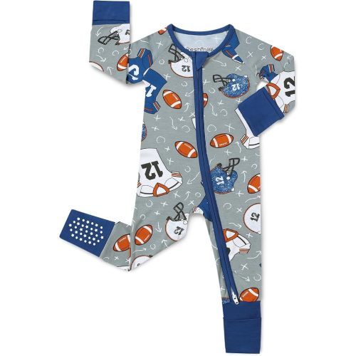 babee Reshinee Bamboo Viscose Baby Footie Pajama, Zipper Sleeper Boys Girls