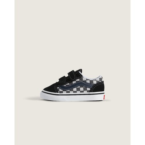 Toddler Old Skool V Checkerboard Shoe in Checkerboard Blue | Vans