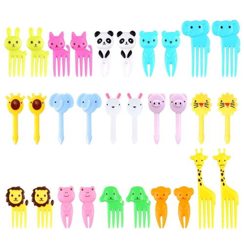 Zuioae Clearance Sale 20Pcs Children'S Animal Fruit Forks, Bento Kids Food 10Pcs Sticks Cute Toddler Sticks Kids Sticks Food Tools & Home Improvement (Include: 20X Children'S Animal Toothpicks)