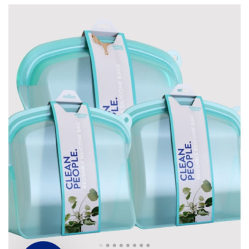 Reusable Silicone Bags | Reusable Silicone Food Bags | Clean People