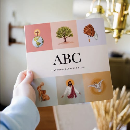 Catholic ABC Board Book for Kids – Blessed Is She