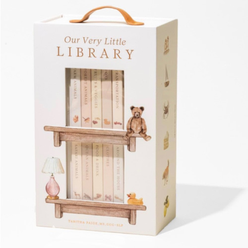 Our Very Little Library Board Book Set: A Foundational Language Vocabulary Board Book Set for Babies (Tabitha Paige Children's Book Series)