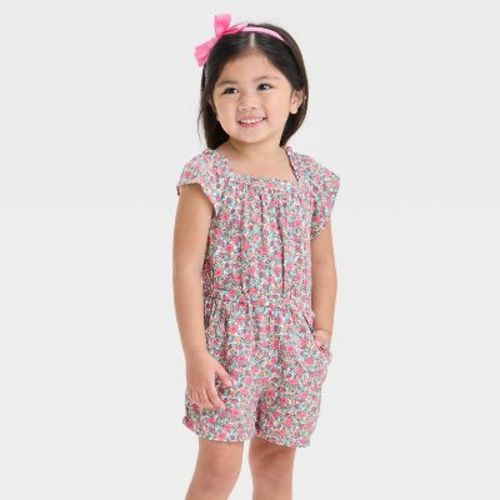 Toddler Girls' Printed Romper - Cat & Jack™