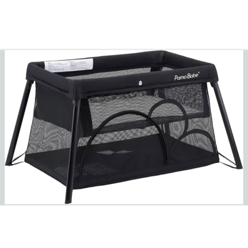 Pamo Babe Travel Crib Lightweight Playpen Baby Playard with Bassinet Portable Mini Playard