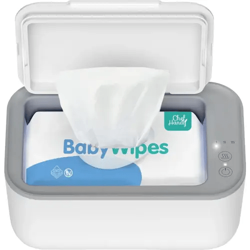 Baby Wipe Warmer, Wipe Warmer and Baby Wet Wipes Dispenser, Smart Precise Temperature Control Large Capacity Evenly Overall Heating Silence, Wipes Warmer for Babies Portable Wipe Warmer (White)