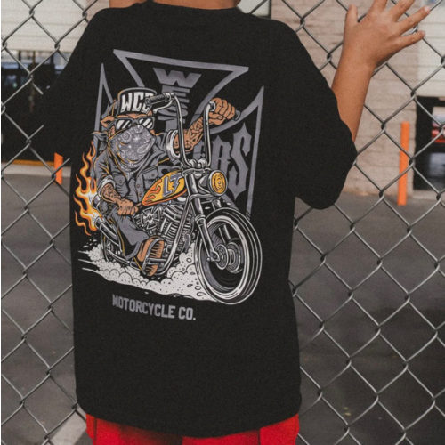 West Coast Choppers Dog Graphic T-Shirt For Boys