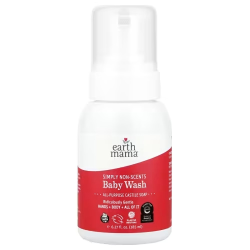 Earth Mama, Baby Wash, Simply Non-Scents, 6.27 fl oz (185 ml)