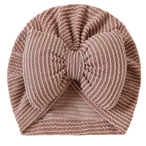 ZToonmas 0-18M Baby Bow Turban Hat Cute Bowknot Newborn Headwrap Stylish Infant Hair Accessory for Girls