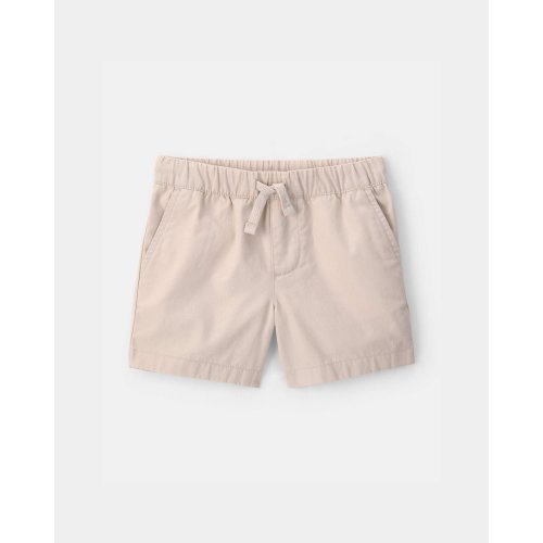 Baby Boy Canvas Shorts - Khaki | Carter's