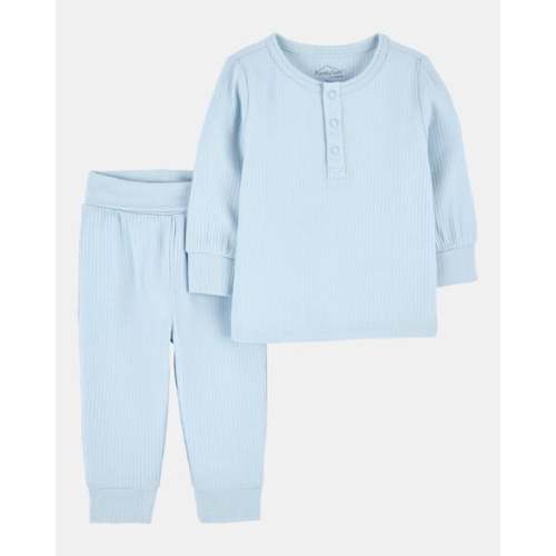 Baby Boy 2-Piece PurelySoft Outfit Set - Blue | Carter's