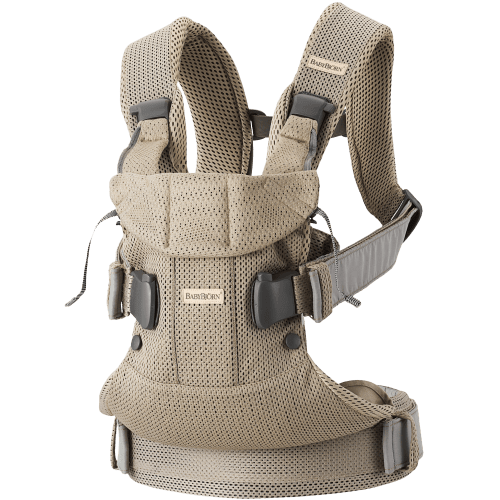 Baby Carrier One Air: Gray beige - 3D Mesh