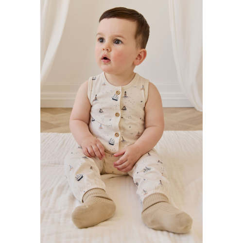 Organic Cotton Rupert Onepiece-Sailing Day – Jamie Kay USA