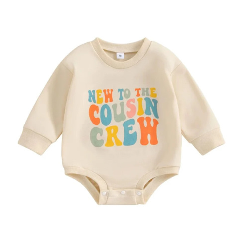 NEW TO THE COUSIN CREW Onesie - Hazel & Bo