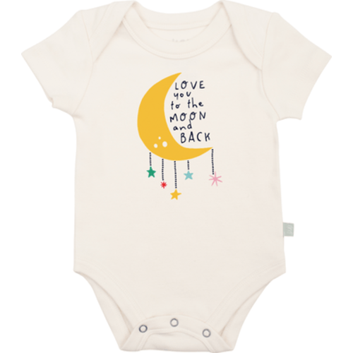 Organic Baby Graphic Bodysuit | Moon and Back, 6-9M