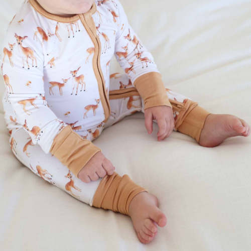 Friendly Fawns Convertible Zip Romper