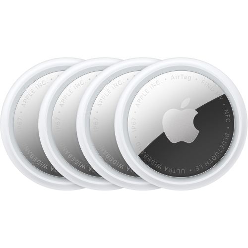 Apple AirTag (2nd Generation) - 4 Pack: Tracker for Keychain, Wallet, and More; Locator with Sound; Simple One-Tap Setup with iPhone or iPad; Key Finder with up to 1.5X Precision Finding Range*