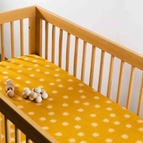 Babyletto Crib Sheet in GOTS Certified Organic Muslin Cotton – Namesake