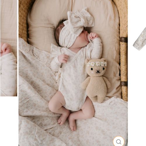 Kimono Onesie | Vintage Rose – Little and Fern