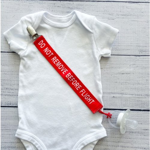 Do Not Remove Before Flight Pacifier Clip / Airplane Pacifier - Etsy