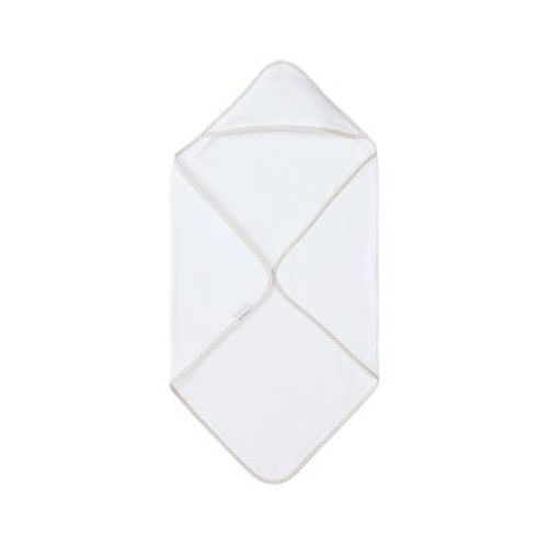 Gingham Baby Hooded Towel, Oat, Nursery Wrap