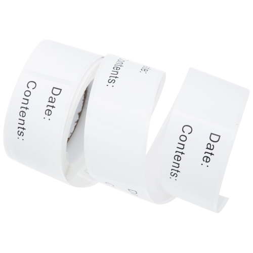 6 Rolls Date Label Food Freezer Labels Decals Stickers Refrigerator Breast Milk Organization Mother