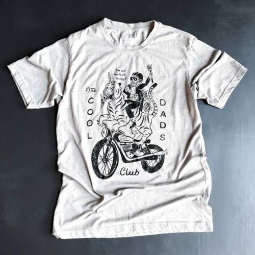 DowdyStudio 'Cool Dads Club' Adult Crew T-shirt