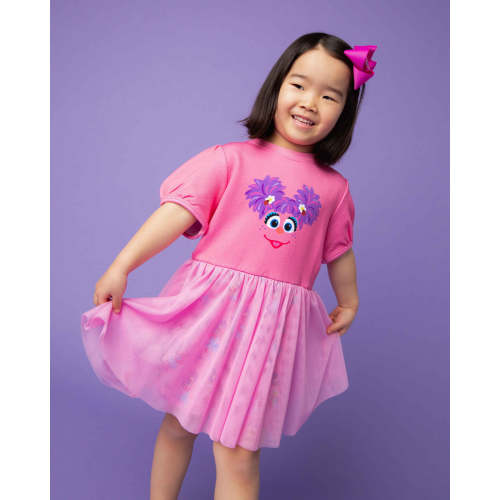 Sesame Street™ Abby Cadabby Short Sleeve Tulle Dress