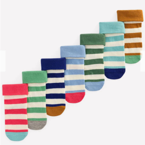 7-Pack Baby Socks-Stripes | Boden USA