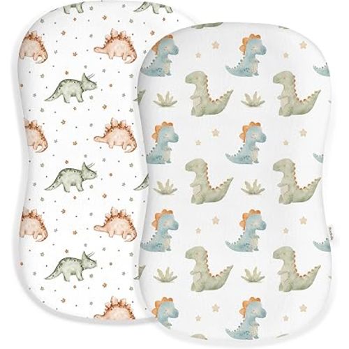 Baby Lounger Cover 2 Pack, Infant Lounger Cover, Tiny Dinos