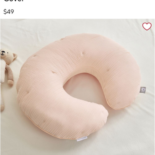 Boppy Cuddle Me Muslin Nursing Pillow Cover