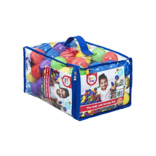 Play Day 100 Piece Play Balls, Multicolor, Baby and Toddler Toys