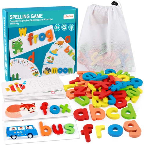 Learning Toys for Toddlers, Alphabet Flash Cards Matching Game Toys Educational Toy for Kids 3 4 5 Year