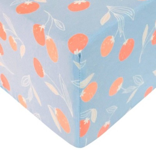 Copper Pearl Premium Crib Sheet - Clementine