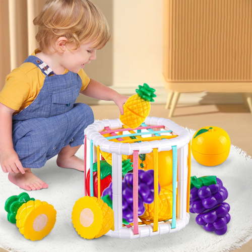 InsCrazy Baby Toys 6-12 Months Children's Stuffed Music Toys Educational Grasping Children's Early Education Shape Cognition More Than 6 Months 12