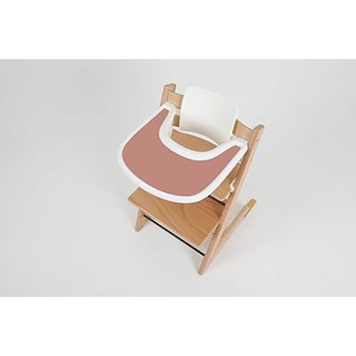 Silicone Tray placemat Compatible with Stokke Tripp Trapp High Chair Tray (Sandy Pink)