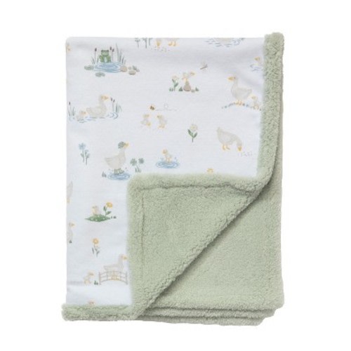 Cotton Jersey Blanket W/ Ultra Soft Plush Lining - Goosey Goosey