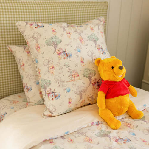 Winnie the Pooh Yellow Euro Sham | Disney Hundred Acre Wood
