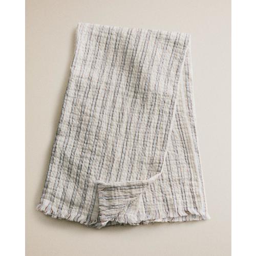 Zara STRIPED CHIFFON BABY BLANKET