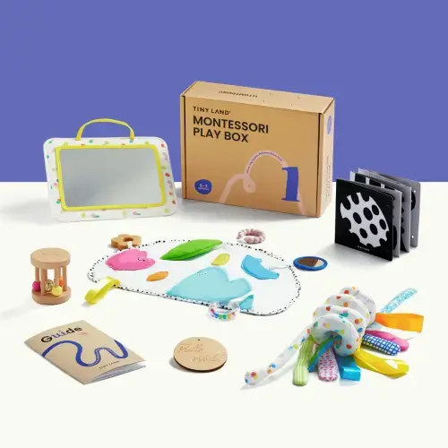 Tiny Land® Montessori Toys for Newborns (0–3 Months)