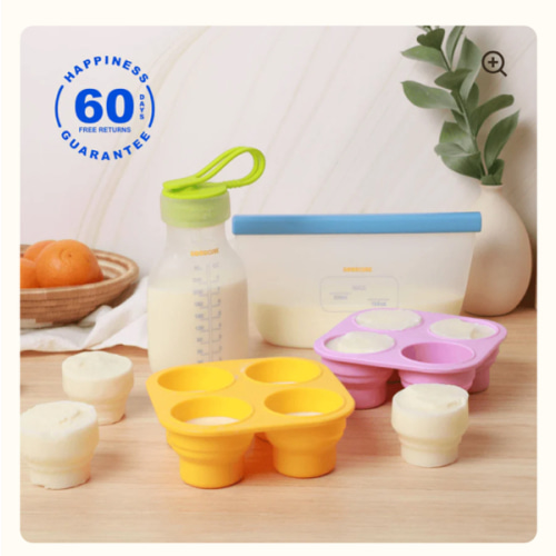 Non toxic milk storage system