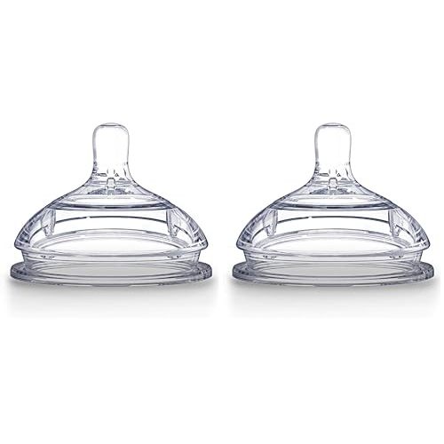 Comotomo Silicone Replacement Nipple, Variable Flow, Y-Cut (Thicker fluids), 2 Count(Pack of 2)