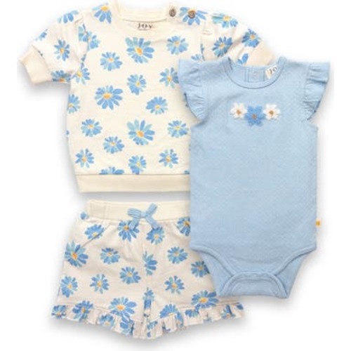 JOY JUST ORGANIC YOU Bodysuit, Top & Shorts Set | Nordstromrack