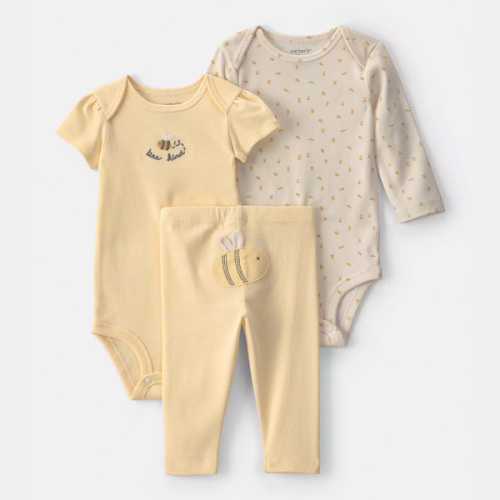 Baby Girl Carter's 3-Piece Bodysuit & Pant Set