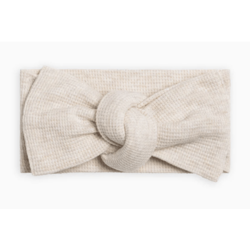 Waffle Bow Wrap (Heather Oat)