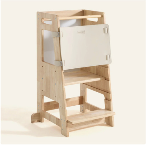 HARPPA Nordo | Safe & Stable Montessori Toddler Kitchen Wooden Tower - Perfect for Cooking & Learning, Counter Helper, Kitchen Tower, Gift for 2 Year Old
