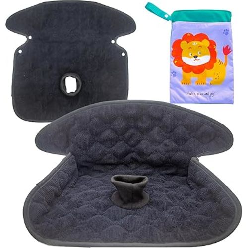 2 Pack Potty Training Car Seat Protector & Bag, Waterproof Piddle Pads for Carseat, High Chair & Stroller, Soft Anti-Slip Liner, Fast Water Absorption Pee Protector for Toddlers, Machine Washable