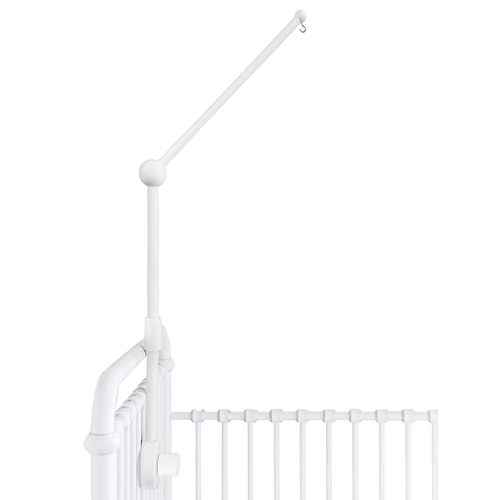 Crib Mobile Arm - 360° Adjustable Wooden Baby Mobile Hanger for Crib (31 inch, 100% Natural Beech Wood) - Strong Anti Slip Attachment - Nursery Décor for Boys, Girls