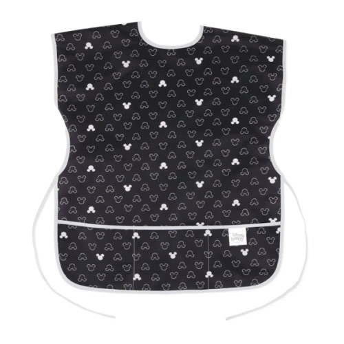 Mickey Mouse B+W Children's Smocks for Painting & Crafts | Bumkins