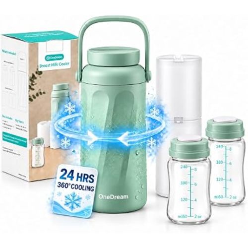 22oz Portable Breastmilk Cooler for Outdoor, Work & Travel, 24H Storage