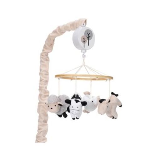 Baby Farm Animals Musical Baby Crib Mobile Soother Toy